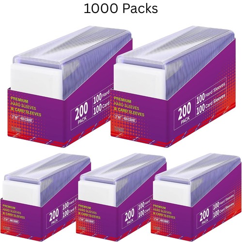 1000 card sleeves - card, loaders